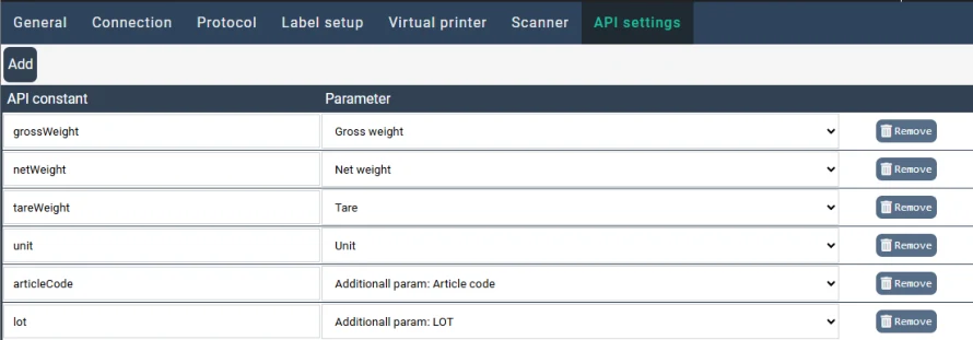 Scale Monitor REST API — illustration, page 10