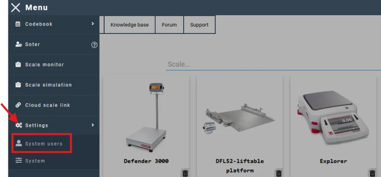 Scale Monitor — illustration, page 94