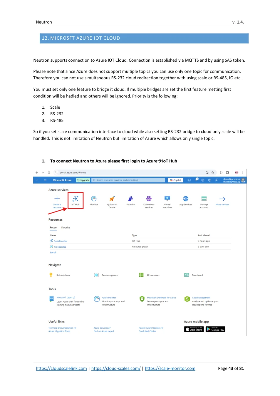 Neutron: original manual page 43