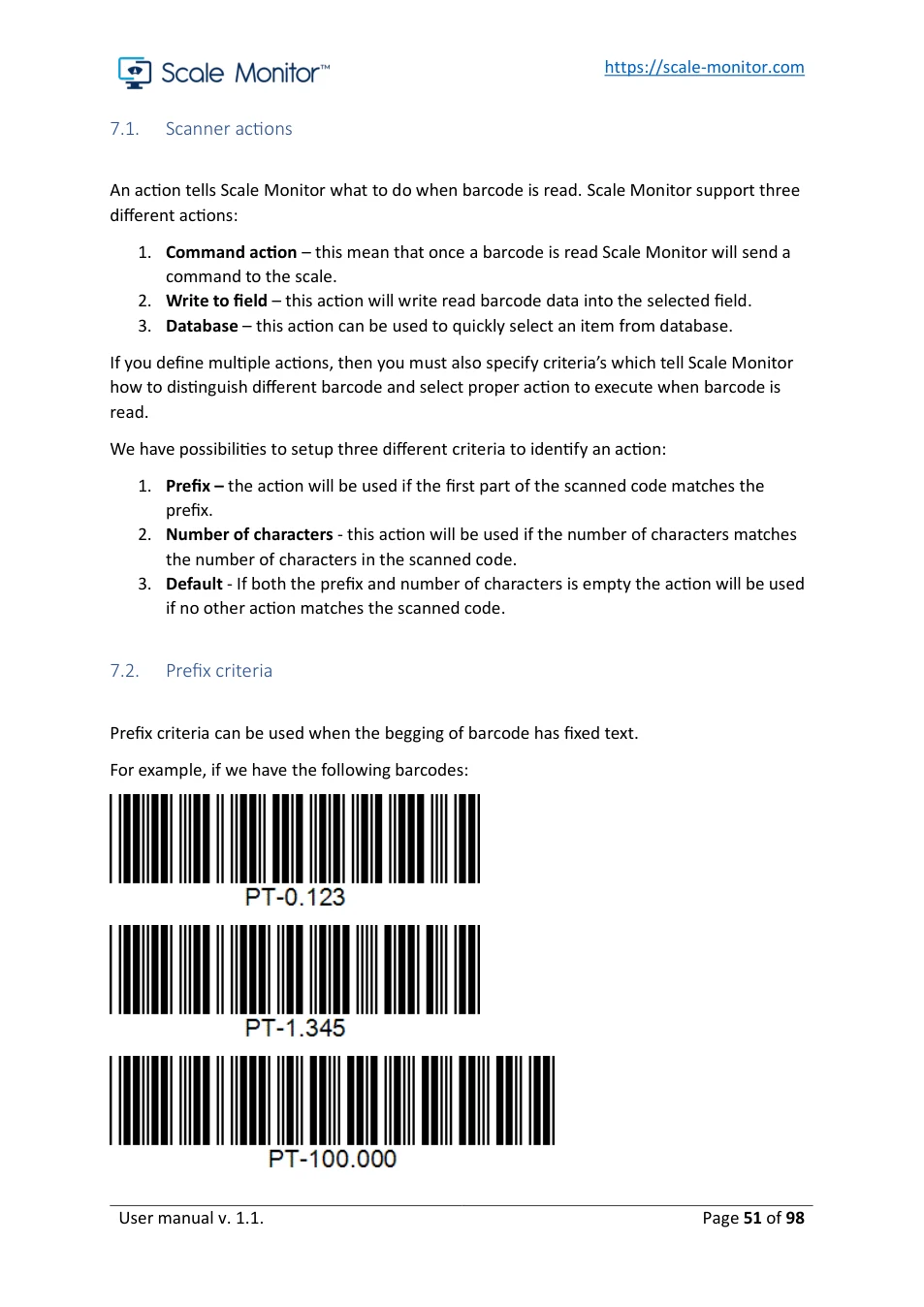 Scale Monitor: original manual page 51