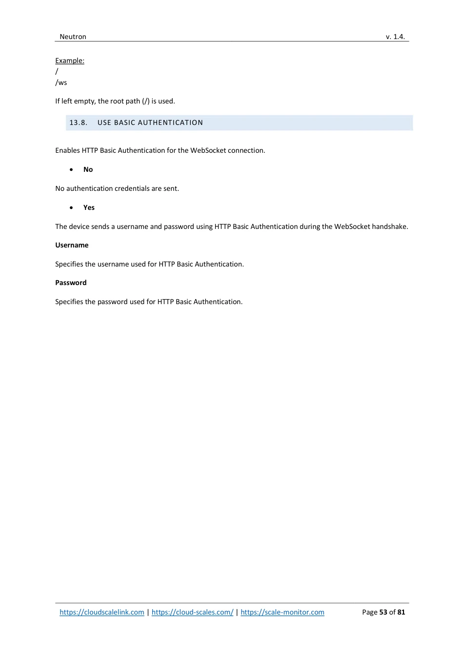 Neutron: original manual page 53