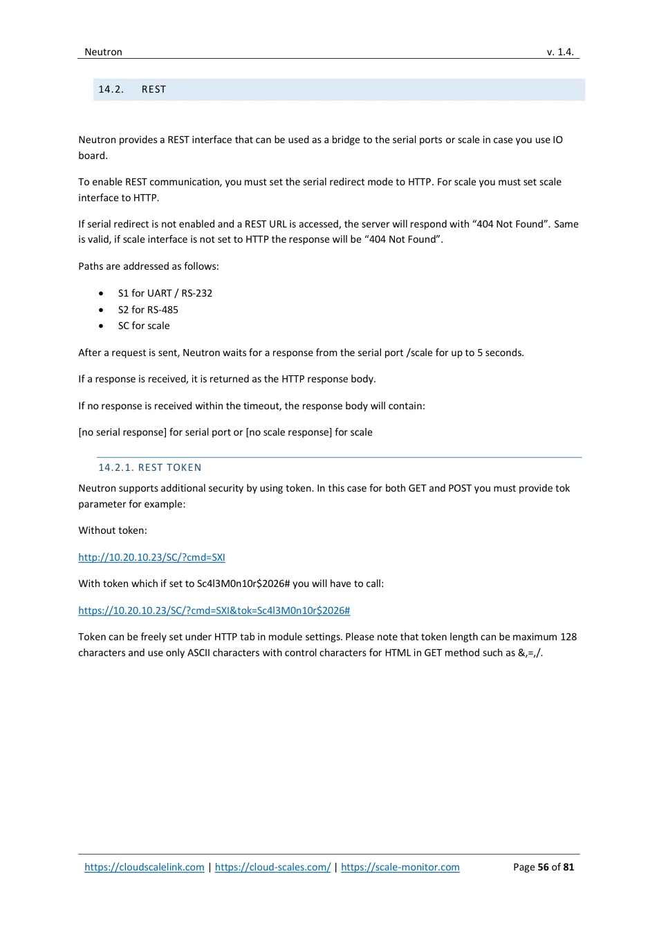 Neutron: original manual page 56