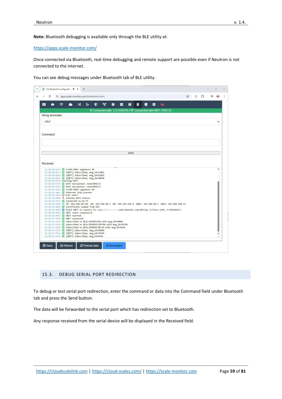 Neutron: original manual page 59
