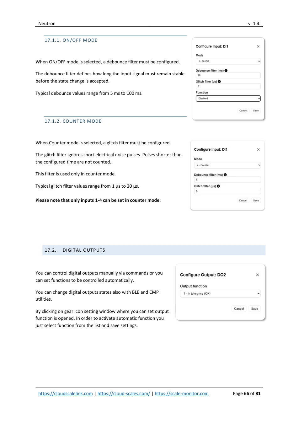 Neutron: original manual page 66