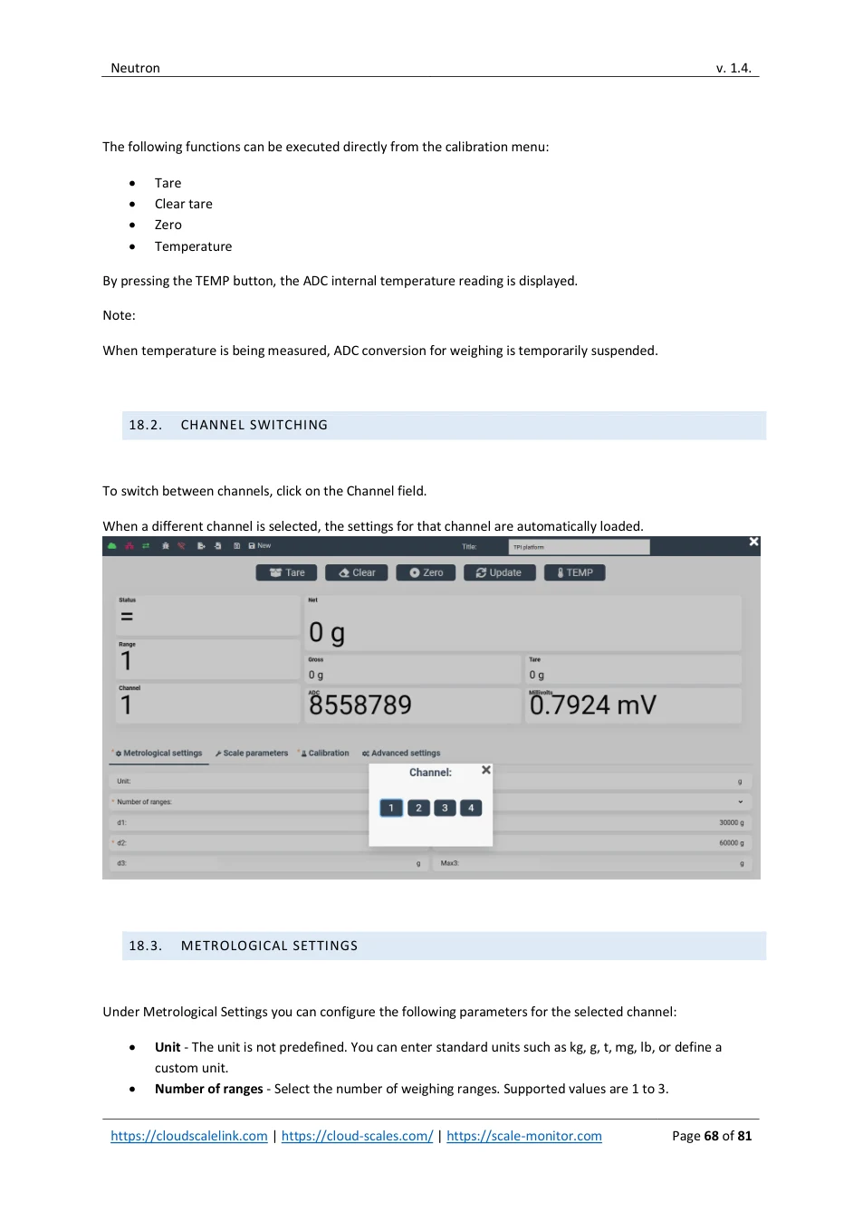 Neutron: original manual page 68