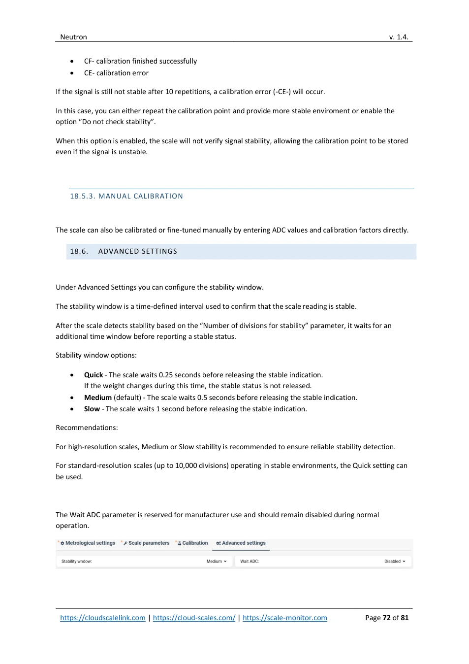 Neutron: original manual page 72