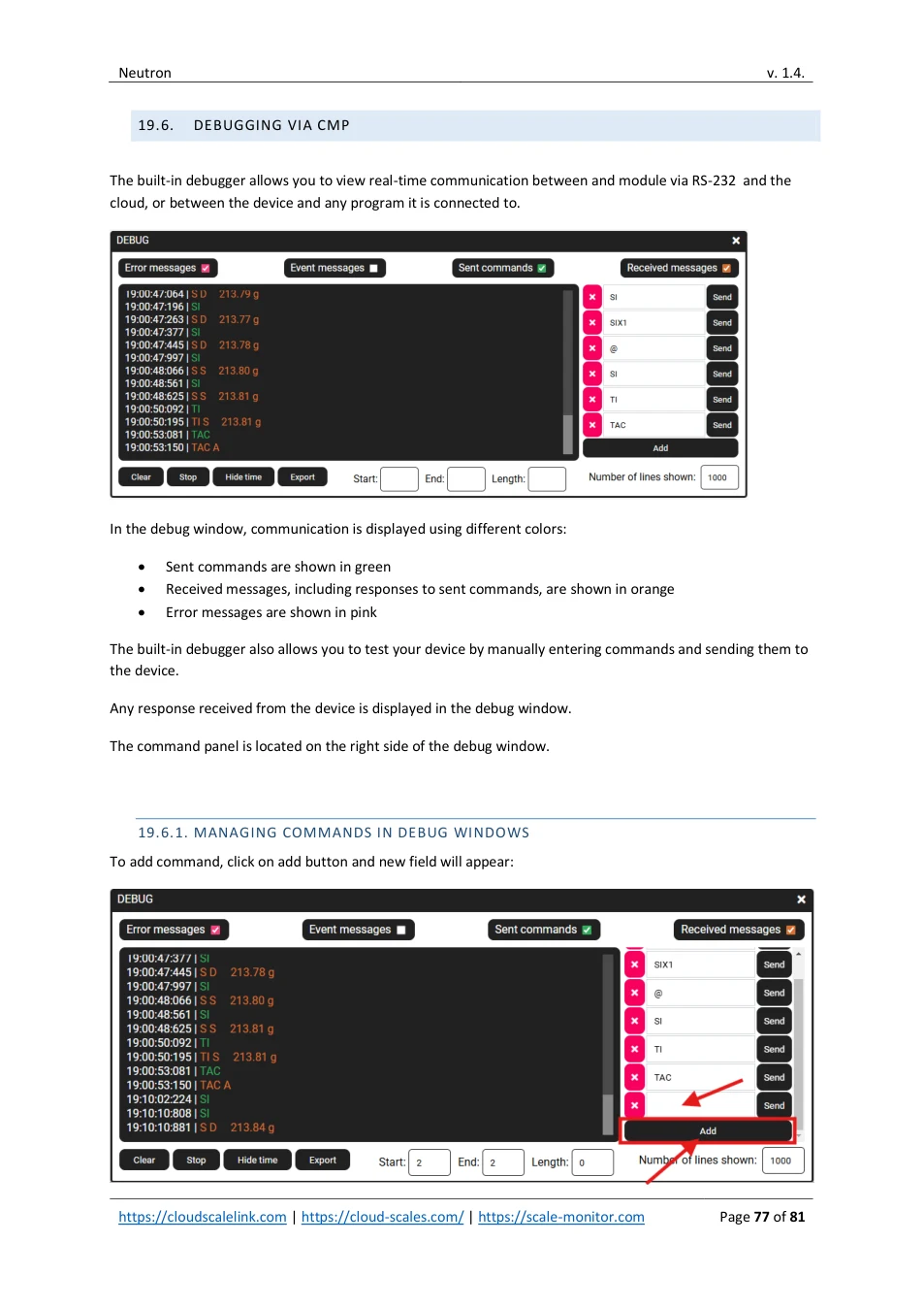 Neutron: original manual page 77
