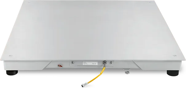 FDN floor scale with a stainless-steel platform, viewed from the front.